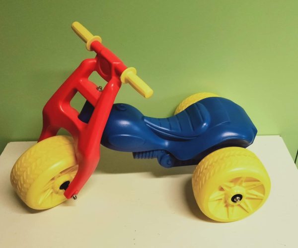 A034: Blue/ Yellow Motorbike