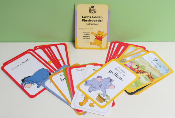 G010: Winnie The Pooh Let's Learn Flashcards