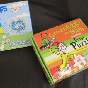 P007: Smurfs 3D puzzle & Dr Seuss Puzzle Set