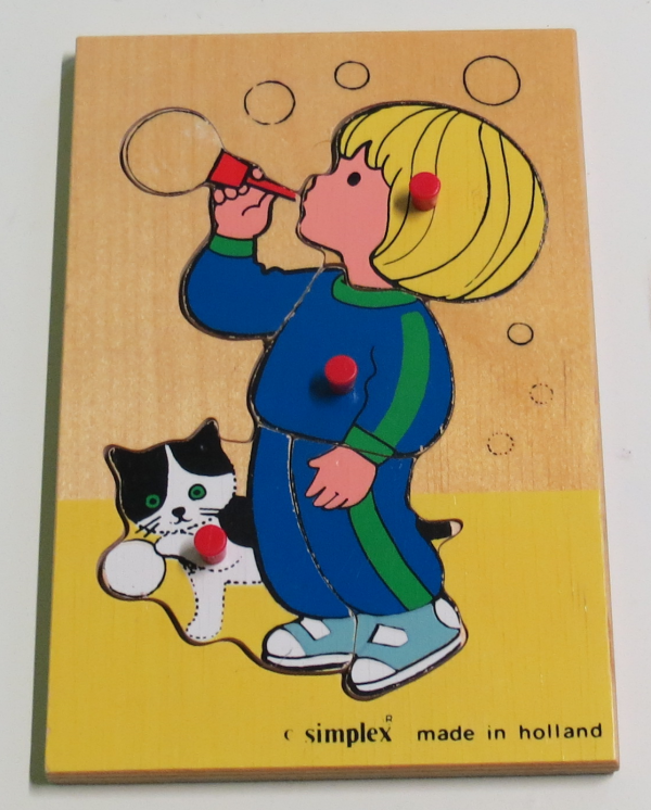 P024: Girl Blowing Bubbles Puzzle