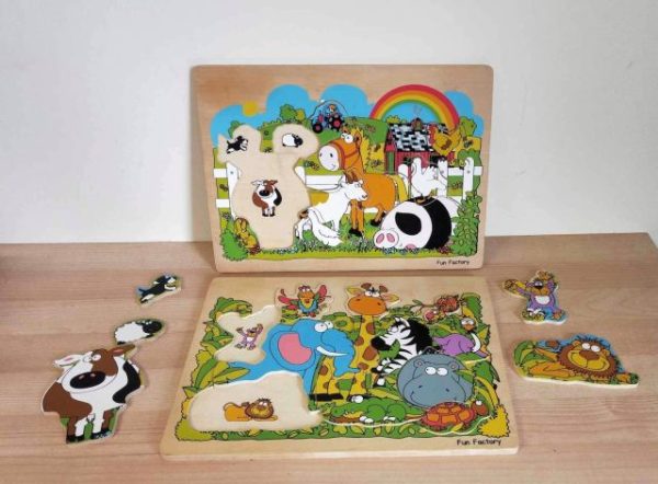 P148: Set of 2 Animal Puzzles