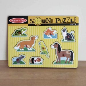 P080: Melissa and Doug Sound Puzzle- Pets