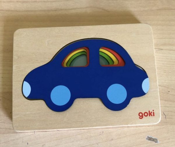 P166: Goki Car Puzzle